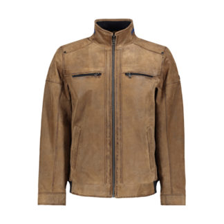Cognac bruin nubuck lederen jack DNR Est.1860