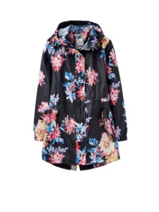 Dames Joules Regenjas met bloemen print (Invouwbaar)