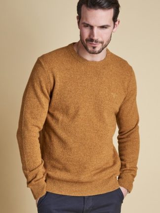 Barbour Tisbury pullover Crew Copper heren