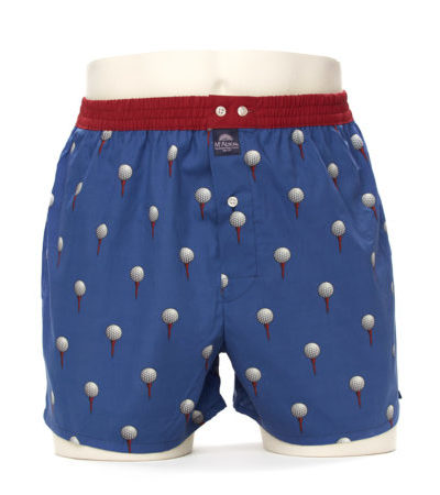 McAlson boxer m3841 blauw met golfbal