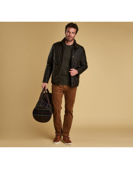 Barbour Netherley Wax jas Olive heren