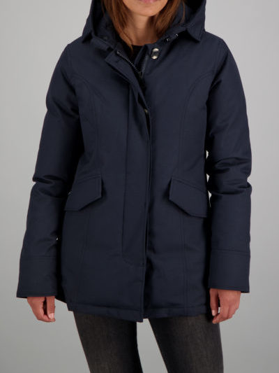 Winterjassen online shop | Gratis verzending | Newcoast.nl Airforce dames SLIMFIT PARKA zwart NewCoast