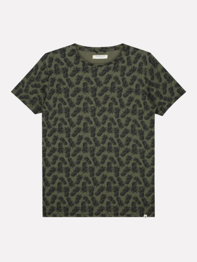 Dstrezzed_heren_t-shirts_Crew_pineapple_groen_1